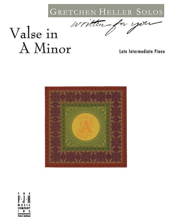 Valse in A Minor Sheet Music Preview