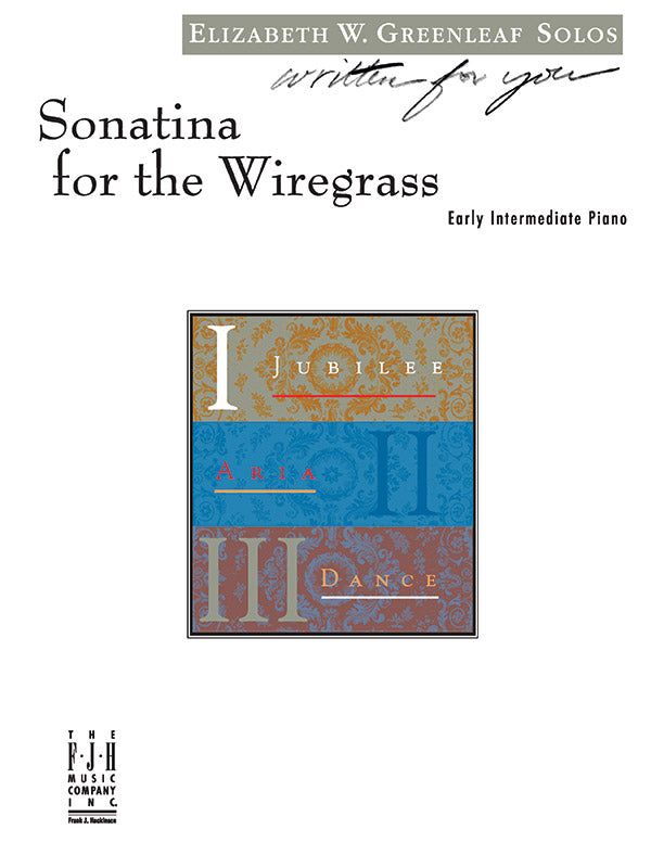 Sonatina for the Wiregrass Sheet Music Preview