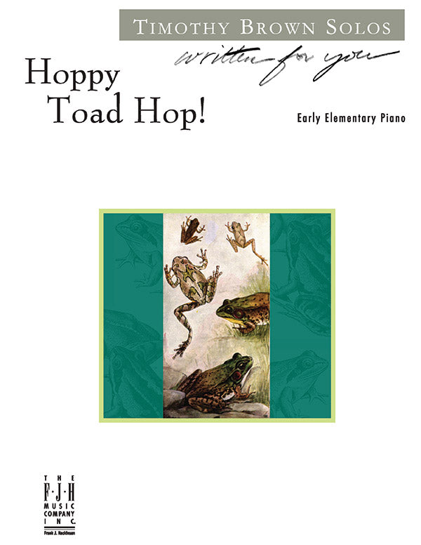 Hoppy Toad Hop! Sheet Music Preview