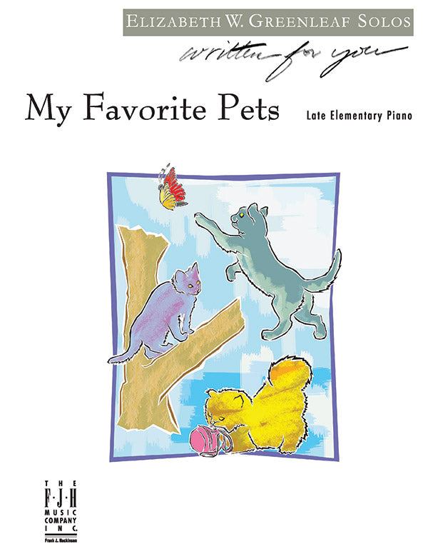 My Favorite Pets Sheet Music Preview