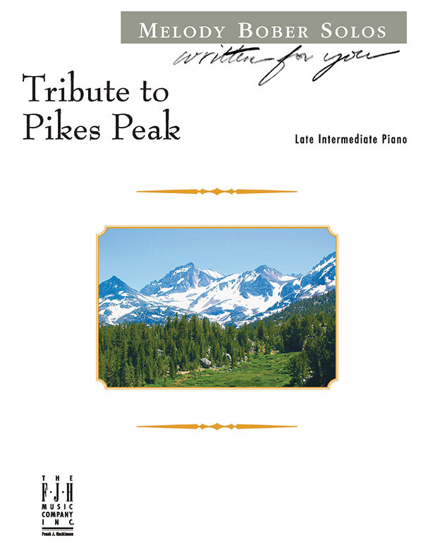 Tribute to Pikes Peak Sheet Music Preview
