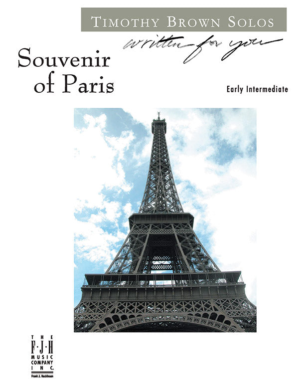 Souvenir of Paris Sheet Music Preview