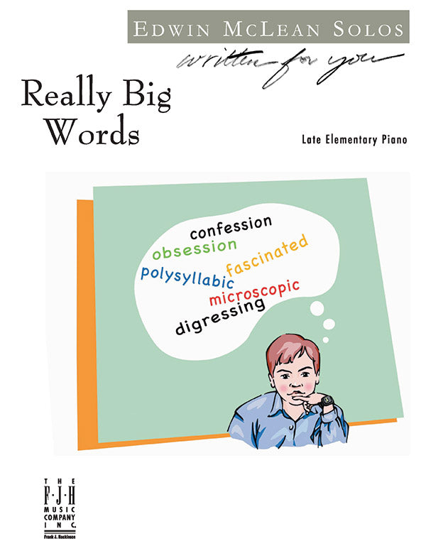 Really Big Words Sheet Music Preview