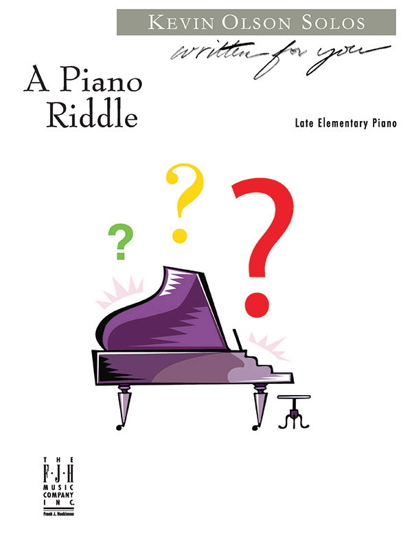 A Piano Riddle Sheet Music Preview