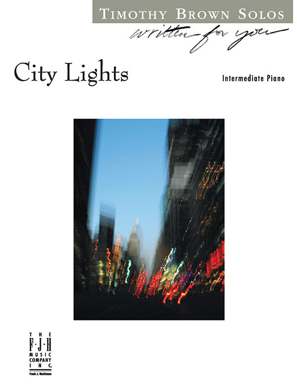 City Lights Sheet Music Preview