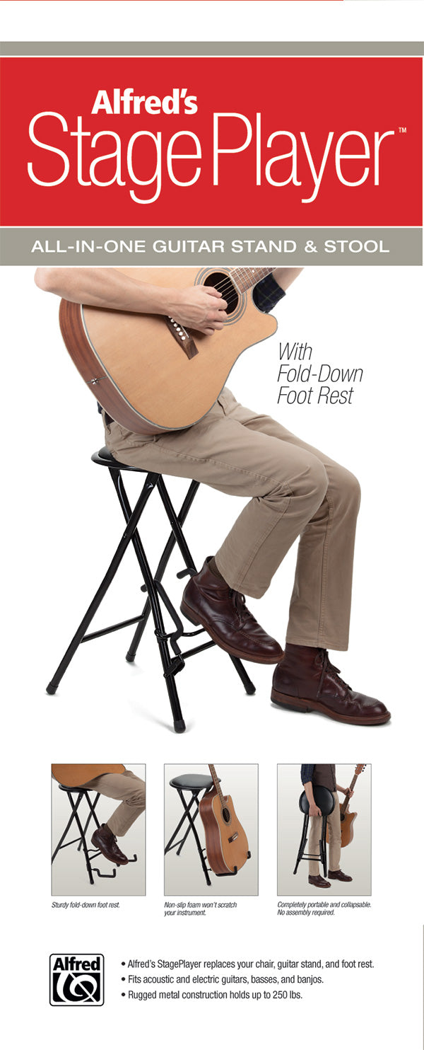 Alfred's StagePlayer Guitar Stand & Stool Cover Image