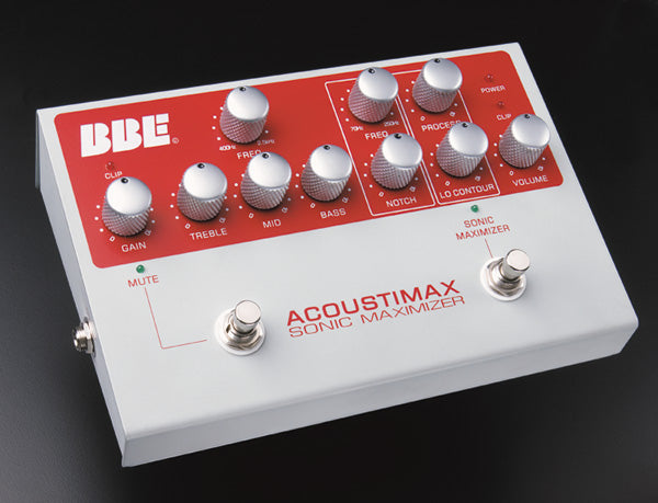 BBE Acoustimax Acoustic Guitar Preamp Pedal Cover Image