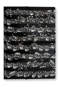 File with Elastic Band: Sheet Music (Black) Cover Image