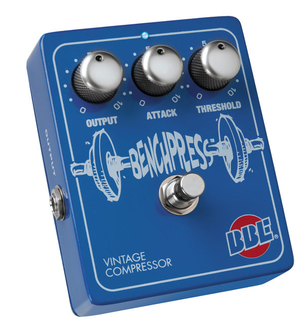 BBE Bench Press Vintage Compressor Guitar Effects Pedal Cover Image