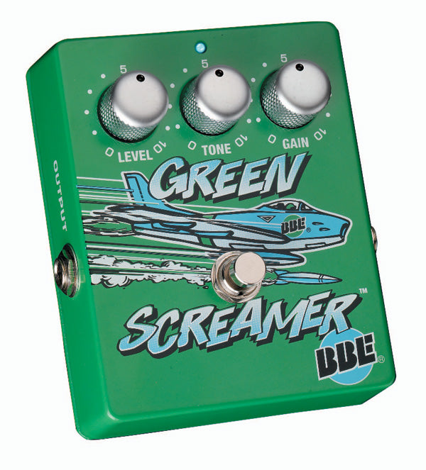 BBE Green Screamer Vintage Overdrive Guitar Effects Pedal Cover Image