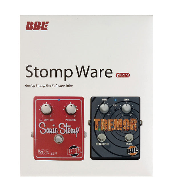 BBE Stomp Ware Guitar Effects Pedal Plug-Ins Software Cover Image