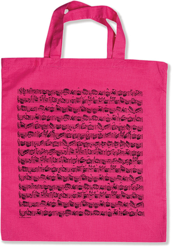Tote Bag: Sheet Music (Pink) Cover Image