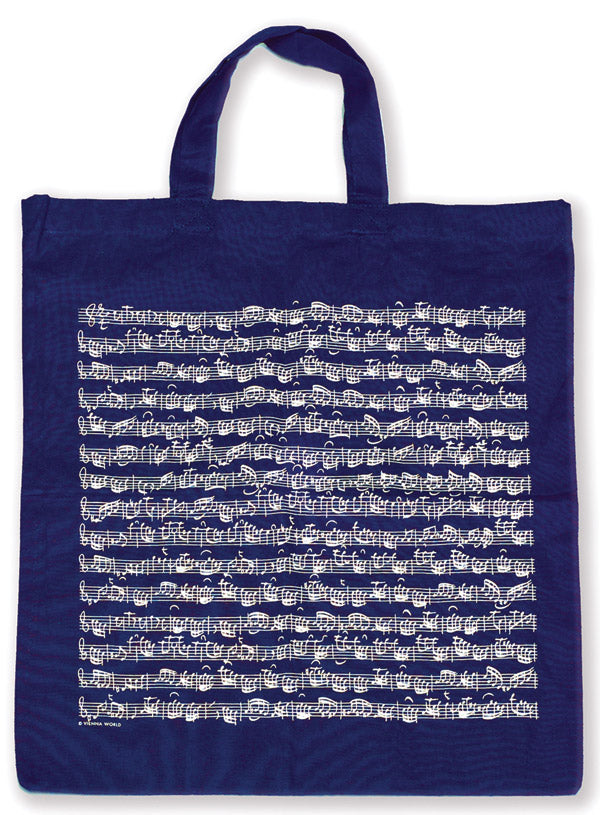 Tote Bag: Sheet Music (Navy) Cover Image