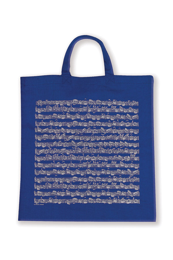 Tote Bag: Sheet Music (Blue) Cover Image