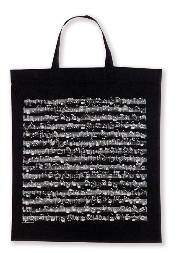 Tote Bag: Sheet Music (Black) Cover Image