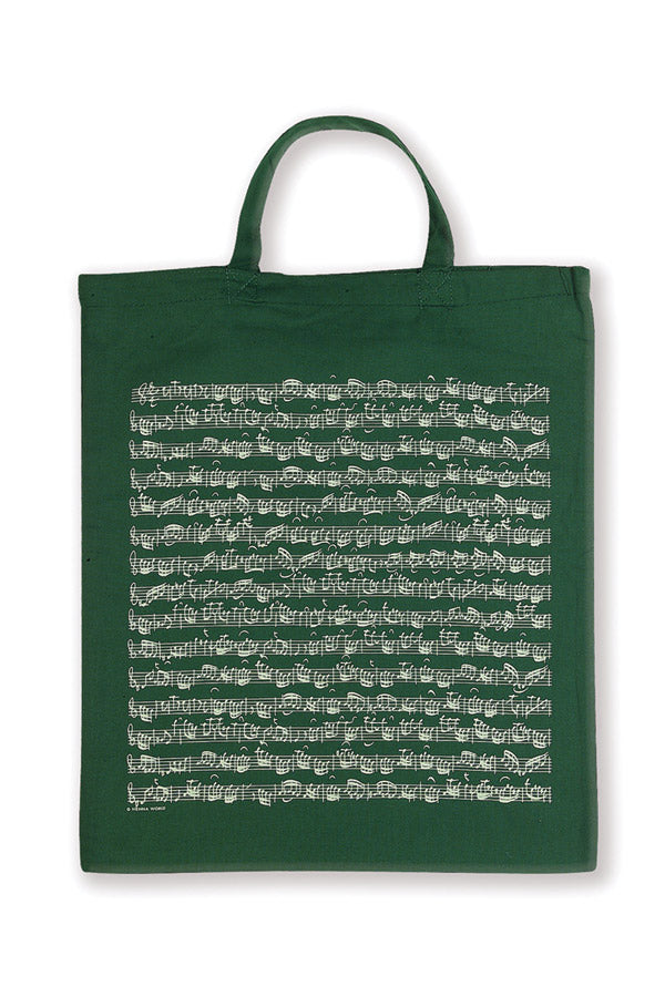 Tote Bag: Sheet Music (Green) Cover Image